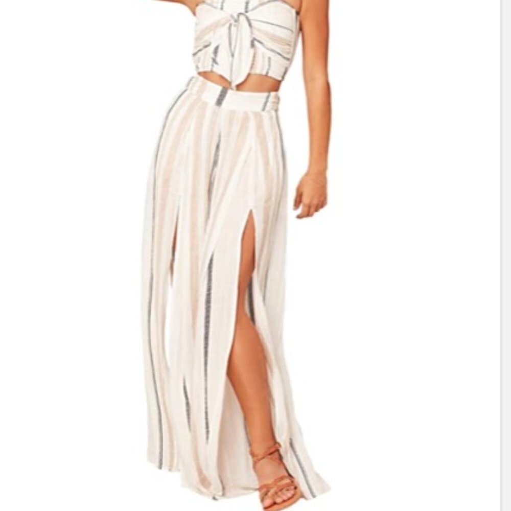 L Space Isla Pants El Camino Stripe Size Small